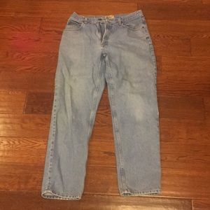 Men LL Bean Light Blue Jeans